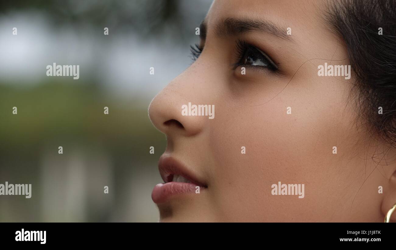 Female face hi-res stock photography and images - Alamy