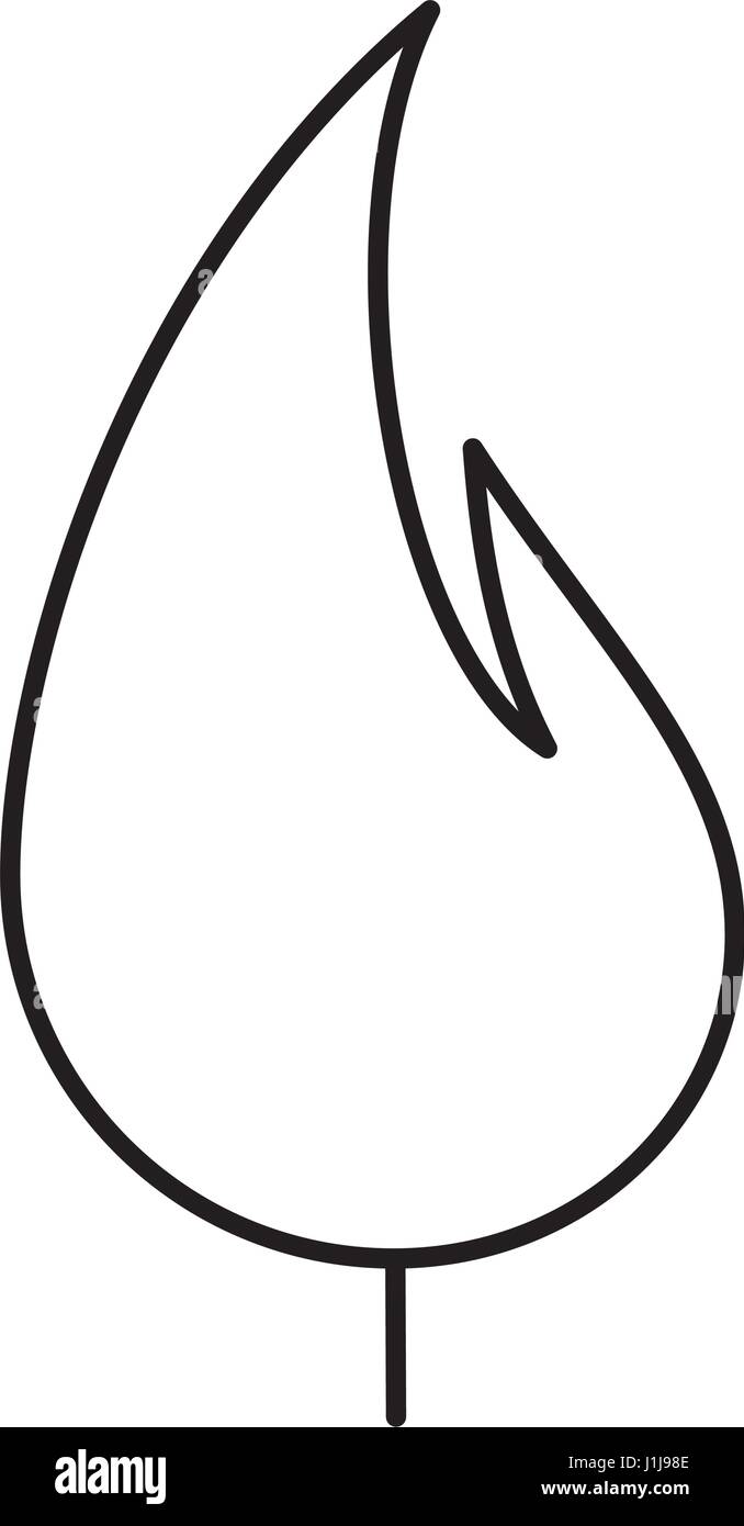 fire flame isolated icon Stock Vector Image & Art - Alamy