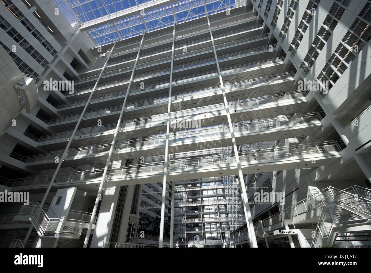 THE HAGUE, THE NETHERLANDS - JUL 18, 2013: Interior of The Hague City ...