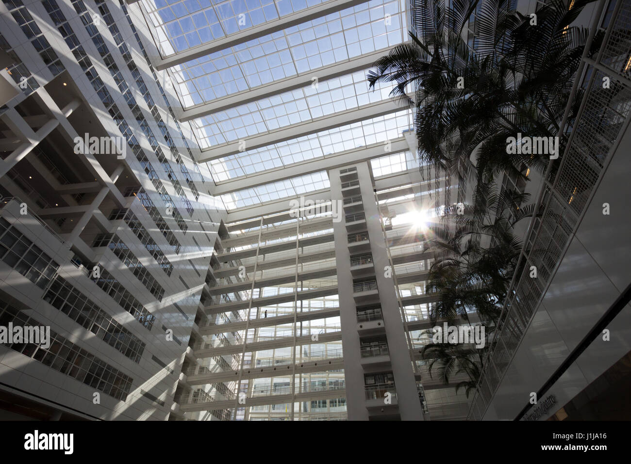 THE HAGUE, THE NETHERLANDS - JUL 18, 2013: Interior of The Hague City ...