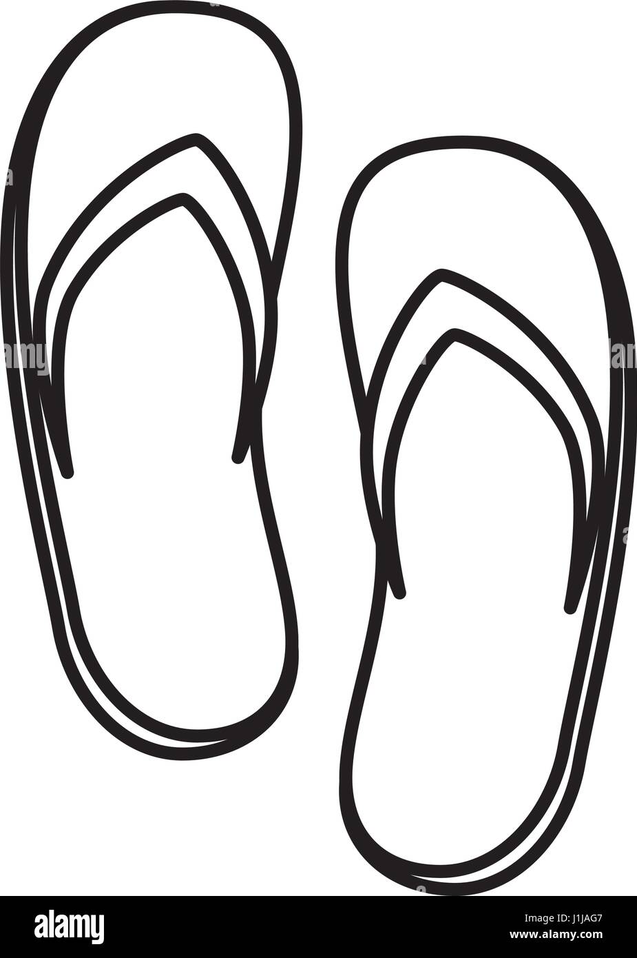spa flip flops icon Stock Vector Image & Art - Alamy