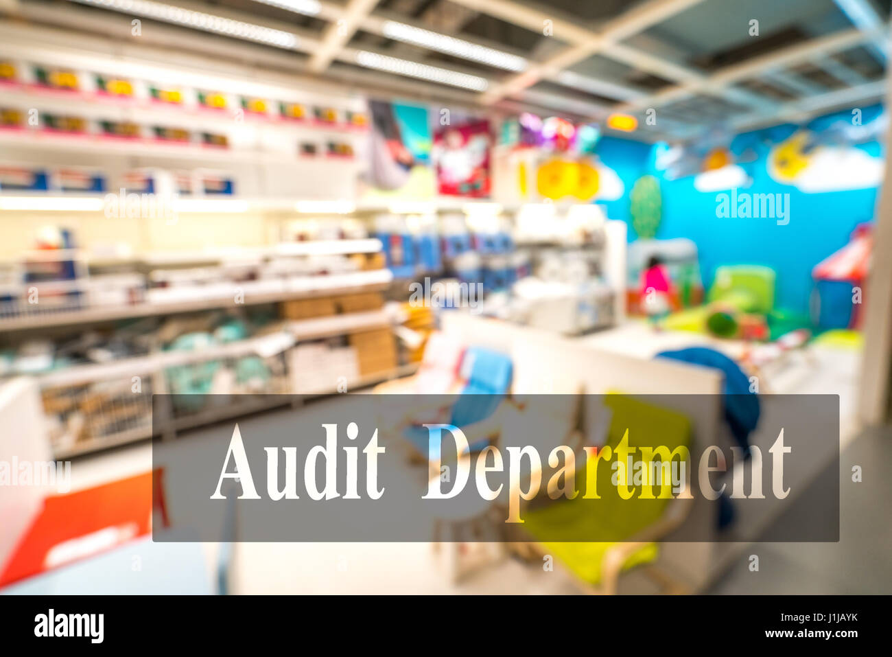 Warehouse or storehouse with blur background Stock Photo - Alamy