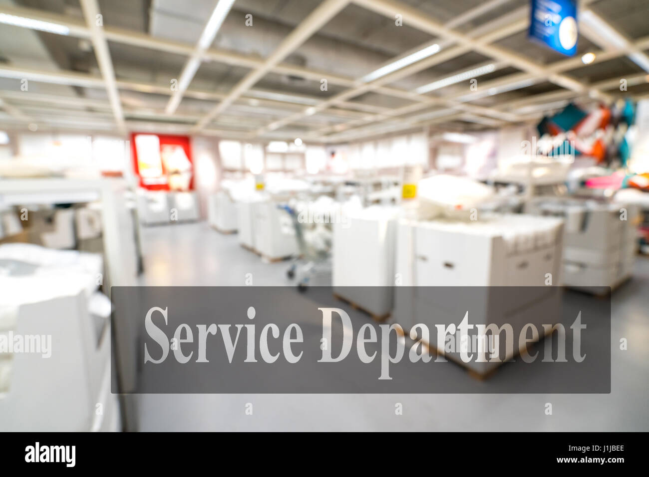 Warehouse or storehouse with blur background Stock Photo - Alamy