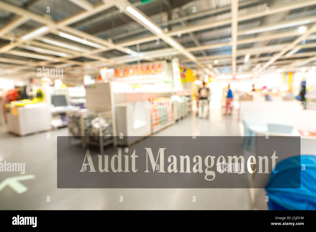 Warehouse or storehouse with blur background Stock Photo - Alamy
