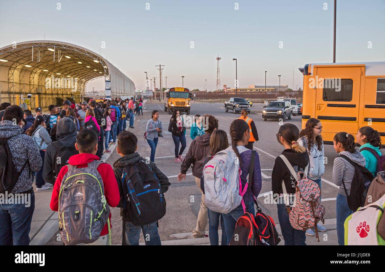 Columbus, New Mexico Hundreds of children from the border town of