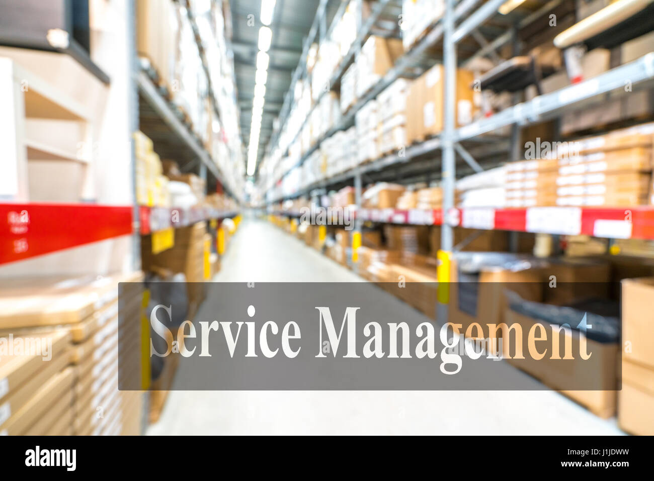 Warehouse or storehouse with blur background Stock Photo - Alamy
