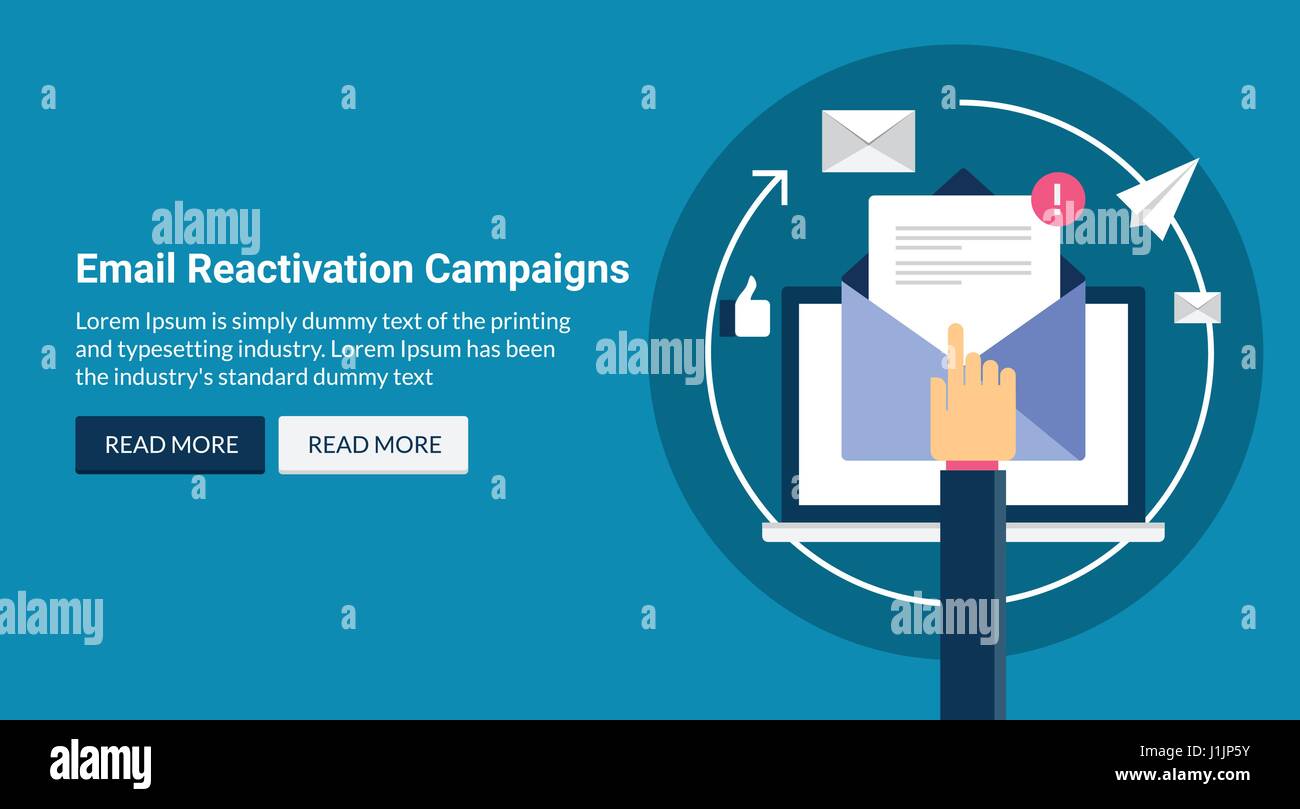 Email Marketing Email Campaign Concept Vector Illustration