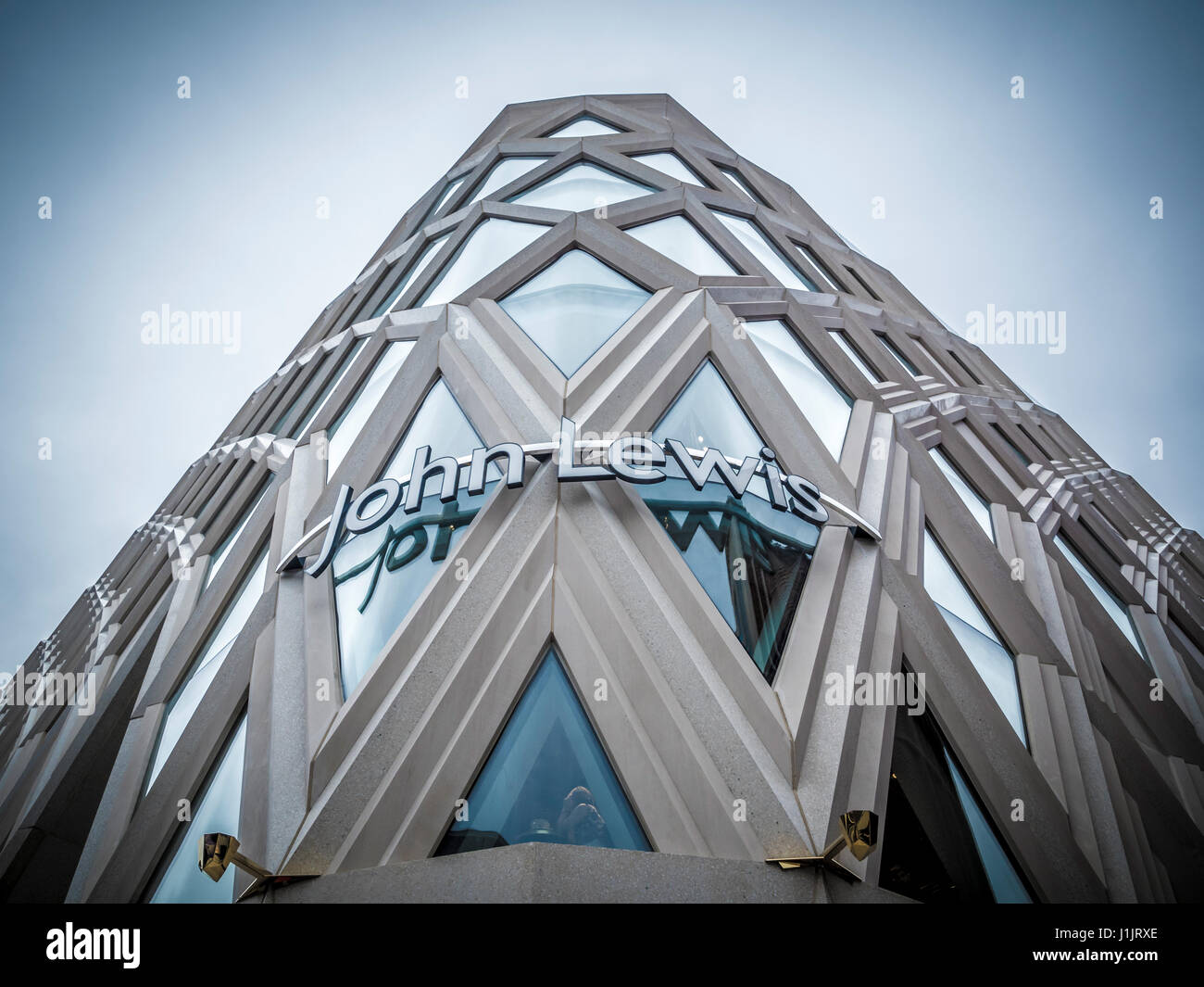 Exterior of John Lewis store at Victoria Gate, Leeds, UK. Stock Photo