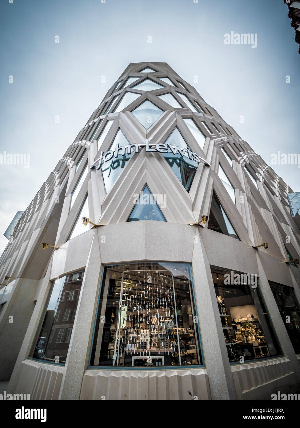 Exterior of John Lewis store at Victoria Gate, Leeds, UK Stock Photo