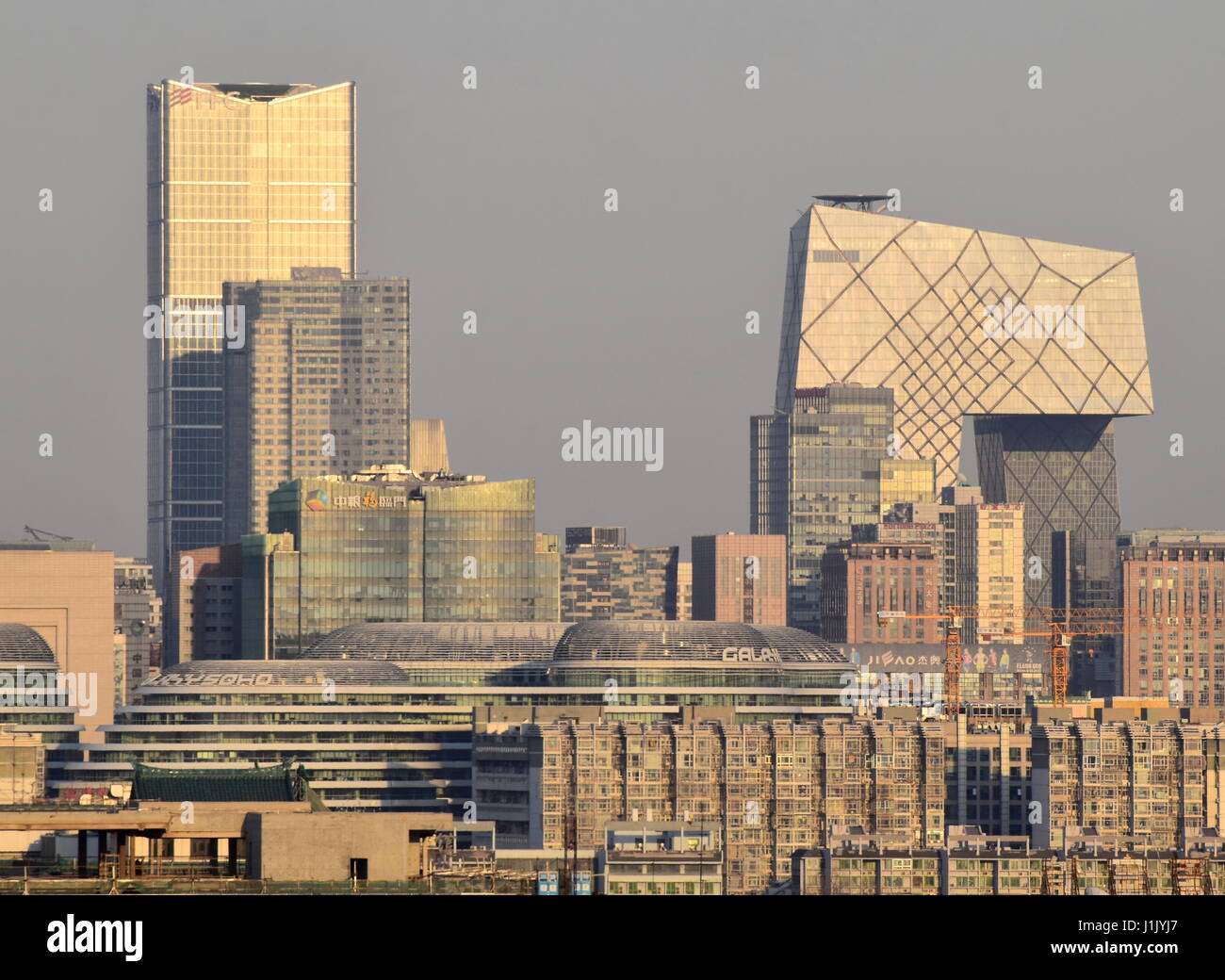 Beijing clean city skyline, China Stock Photo