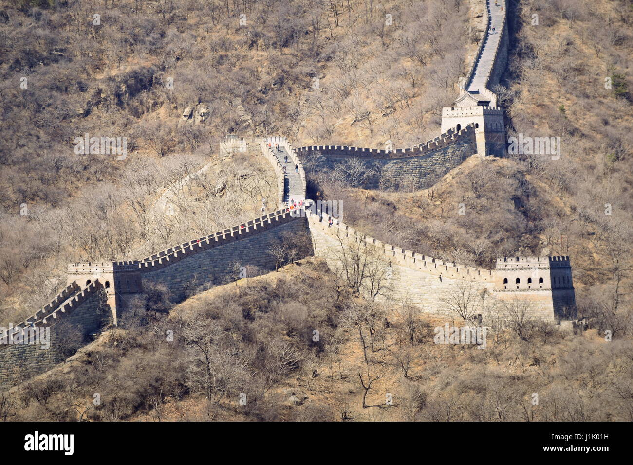 Great Wall of China from Above - Aerial View of Crumbling and Remote  Location (History and Travel) 