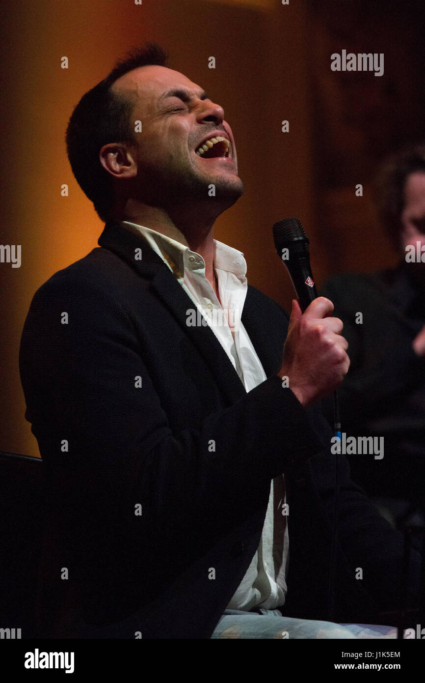 London, United Kingdom. 21st Apr, 2017. Antonio Zambujo in concert at Cadogan Hall in London, United Kingdom. Credit: Brayan Lopez/Alamy Live News Stock Photo