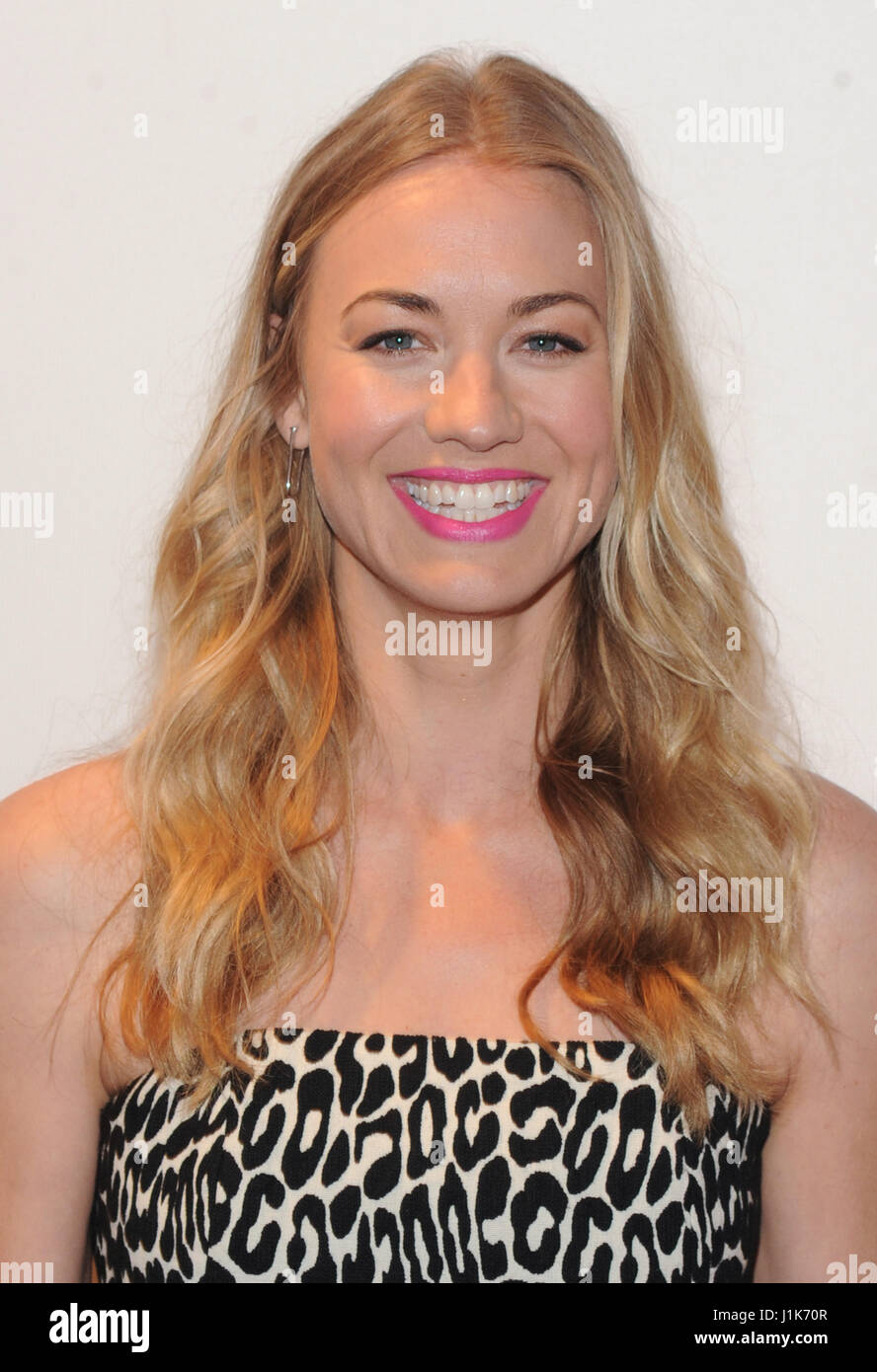 NEW YORK, NY April 21 Yvonne Strzechowski attends the premiere of