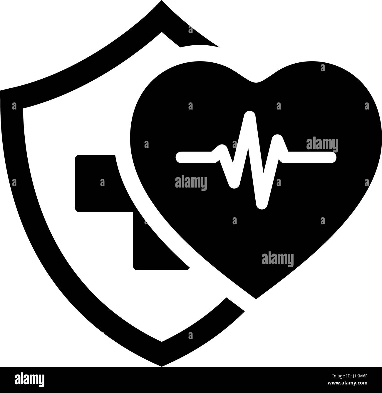 Health Insurance Icon. Flat Design Stock Vector Image & Art - Alamy