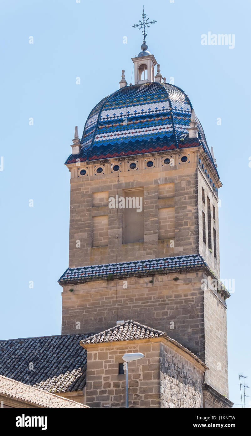 Tower of the Hospital de Santiago, Ubeda, Jaen, Spain Stock Photo