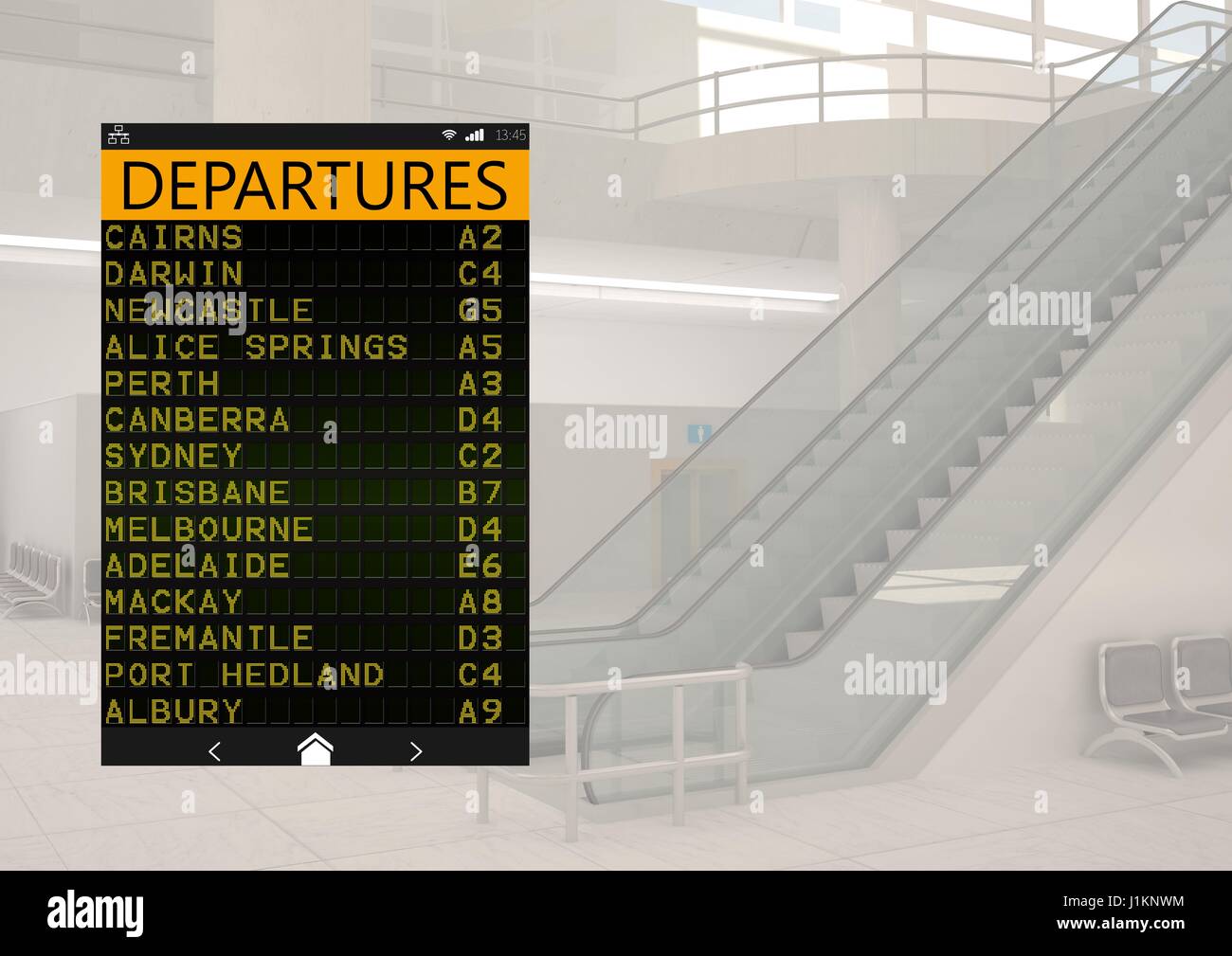 live departures newcastle