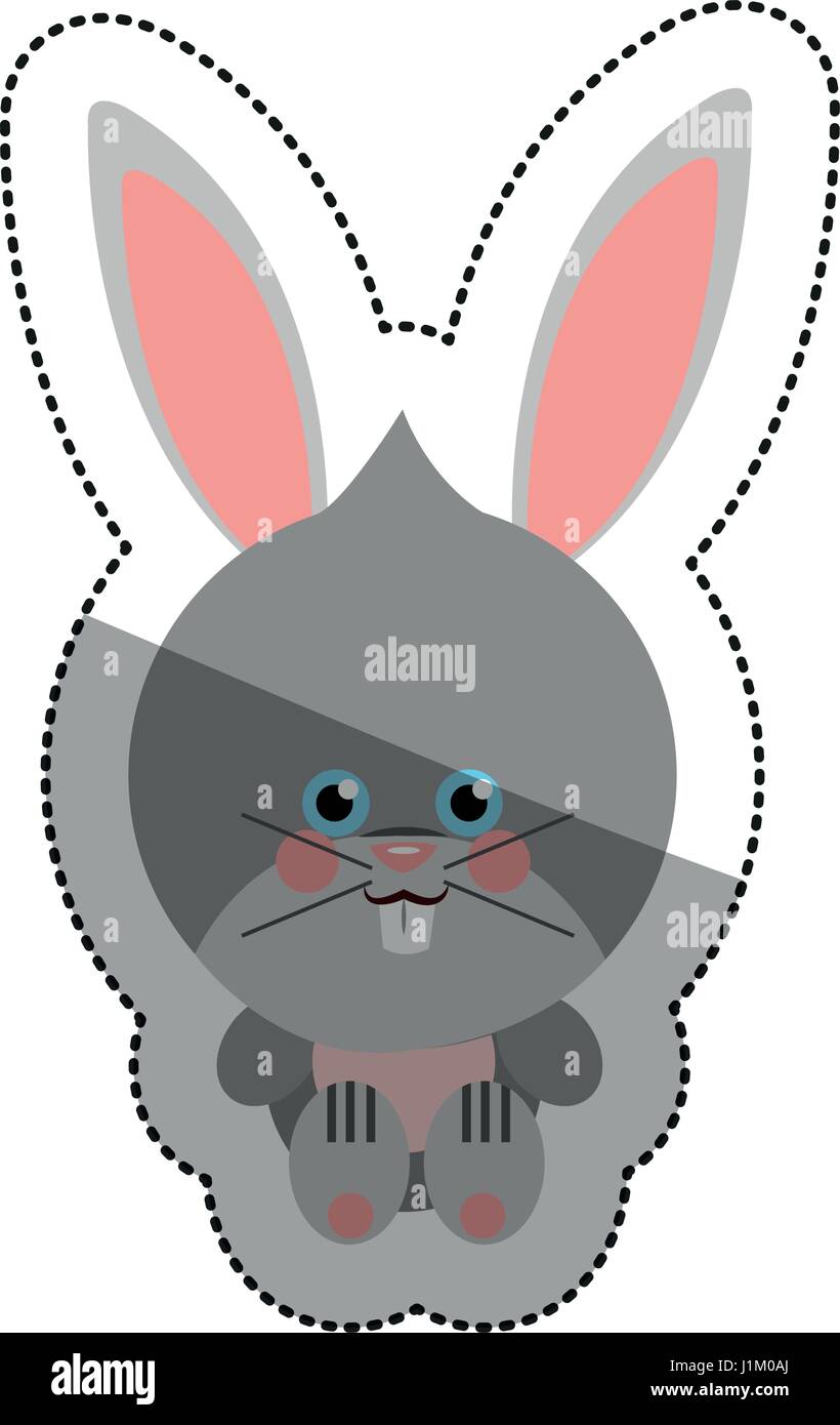 Isolated rabbit cartoon design Stock Vector Image & Art - Alamy
