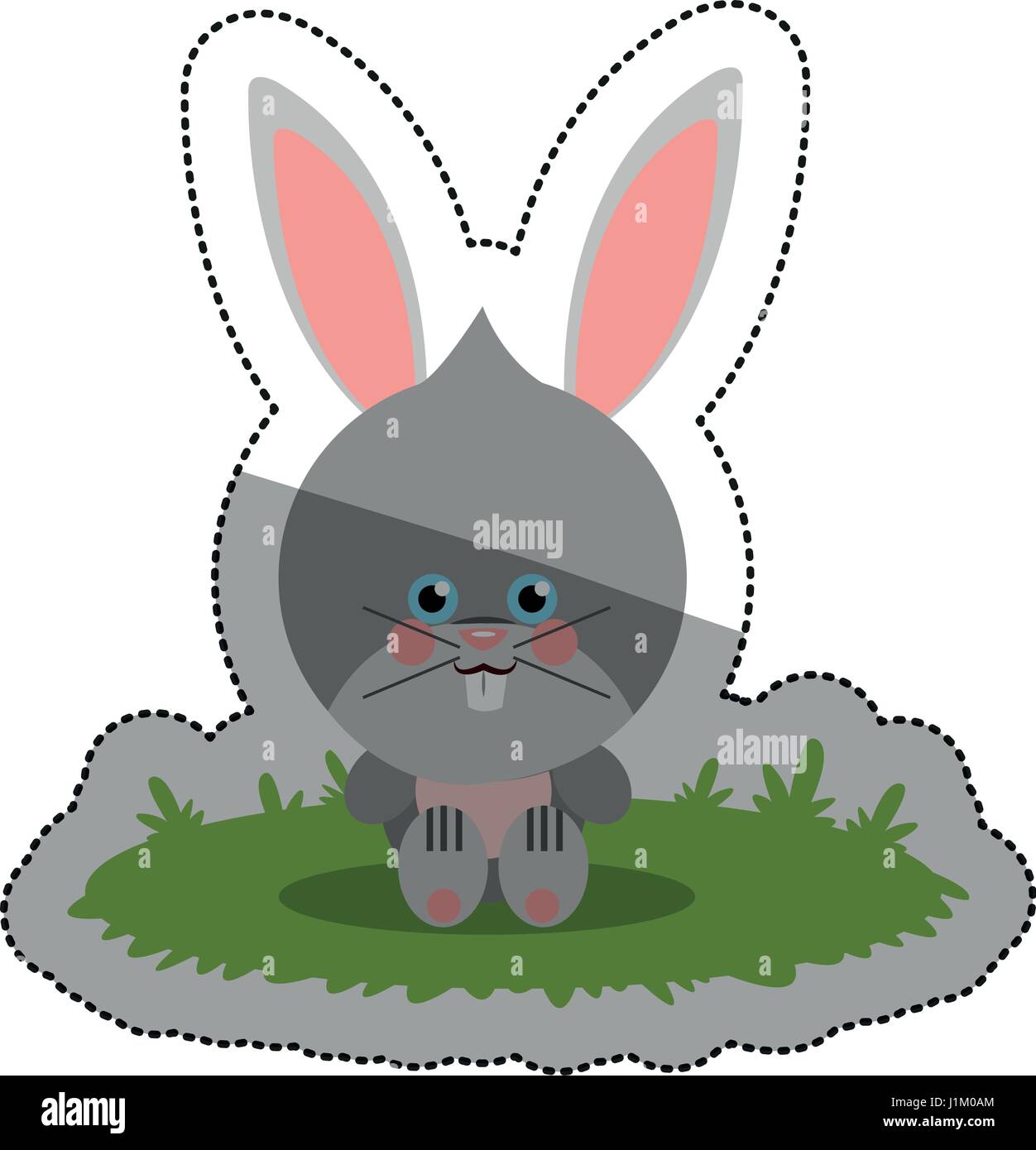 Isolated rabbit cartoon design Stock Vector Image & Art - Alamy