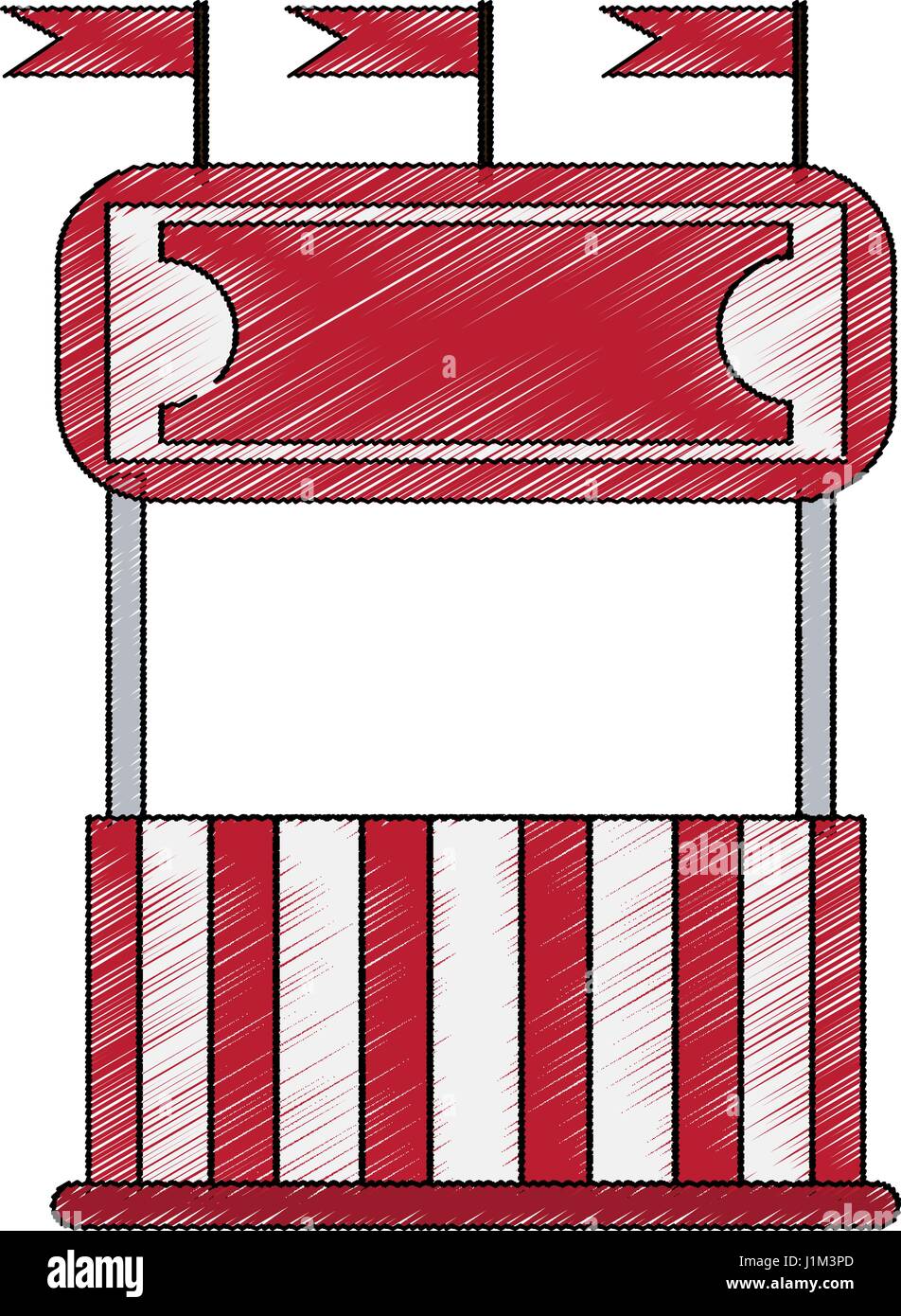Fun fair booth Stock Vector Images - Alamy