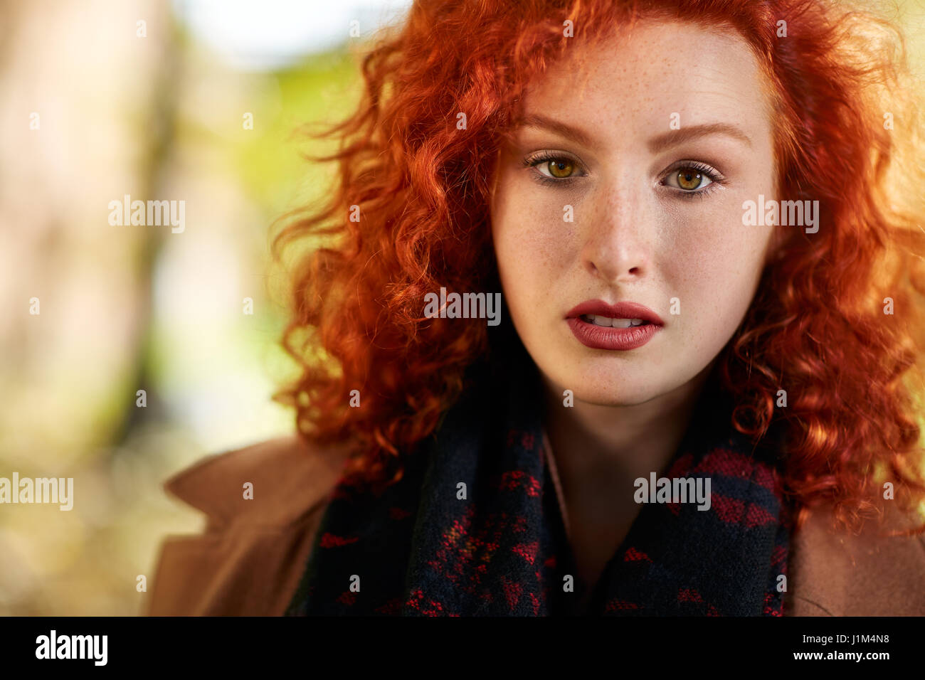 Ginger curly hair hires stock photography and images Alamy