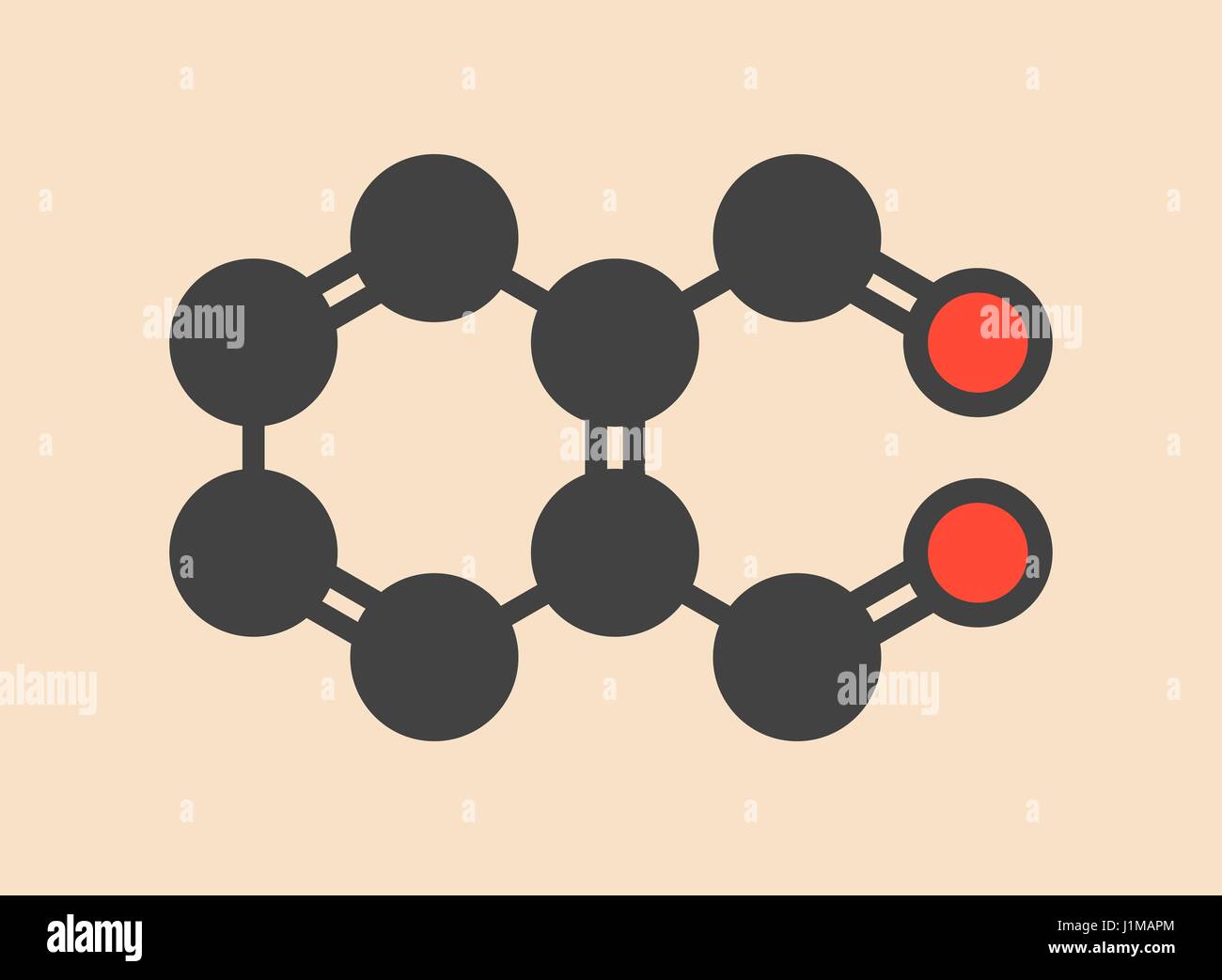 Phthalaldehyde (orthophthalaldehyde, OPA) disinfectant molecule