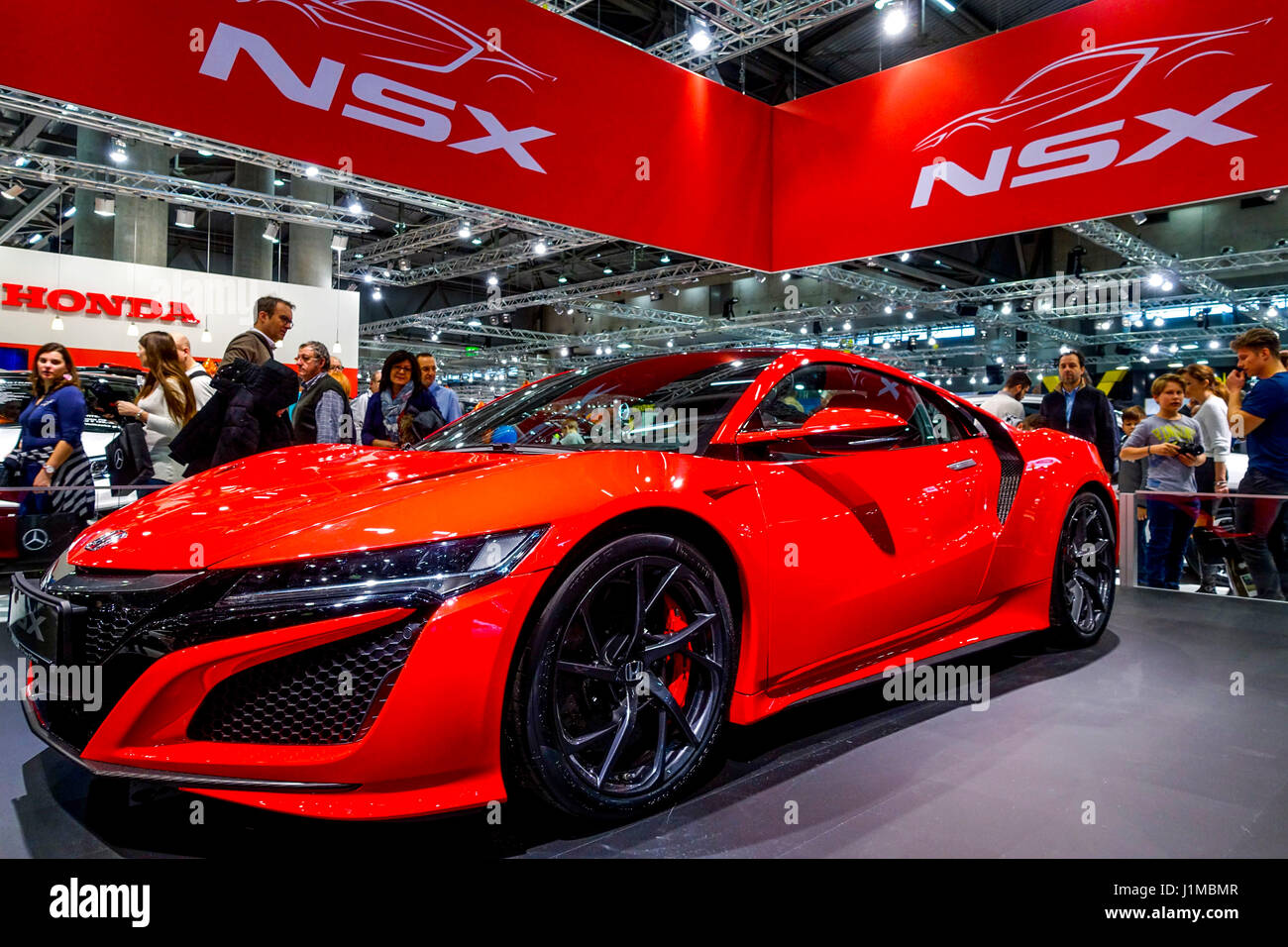 Vienna Autoshow 17 Honda Nsx Sportwagen Stock Photo Alamy