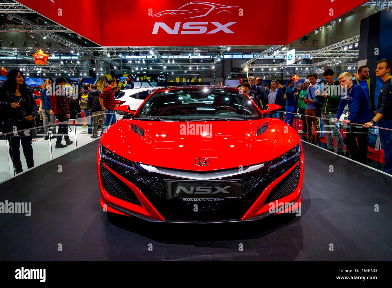 Vienna Autoshow 2017 Honda Nsx Sportwagen Stock Photo Alamy