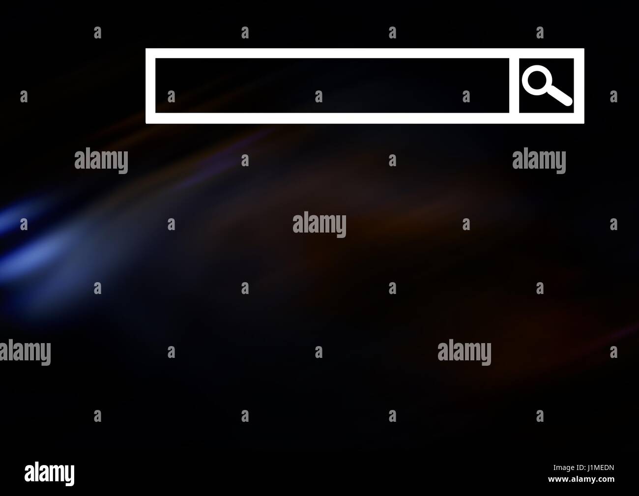 Digital composite of Search Bar with dark swirly background Stock Photo ...
