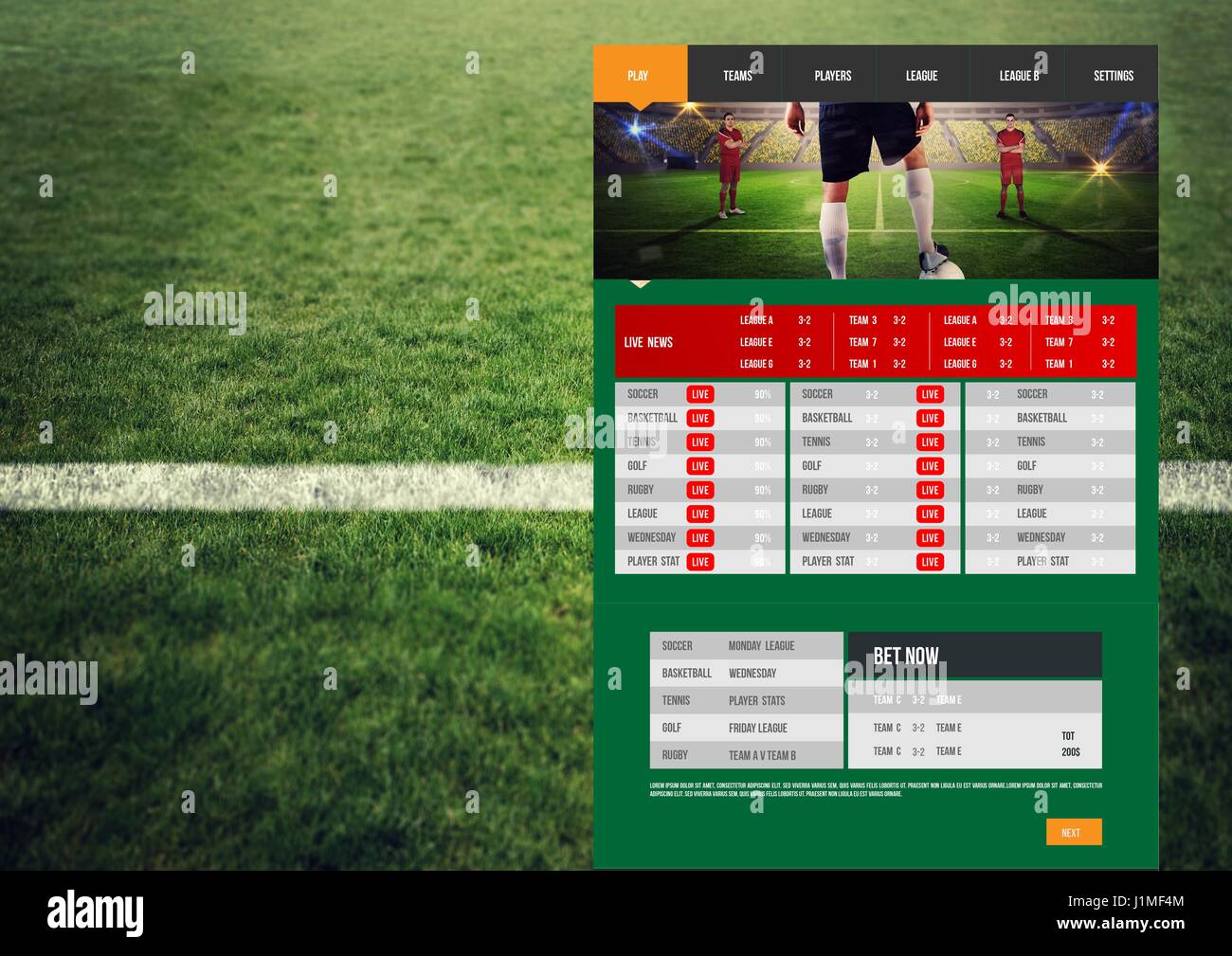 Flash score mobile hi-res stock photography and images - Alamy