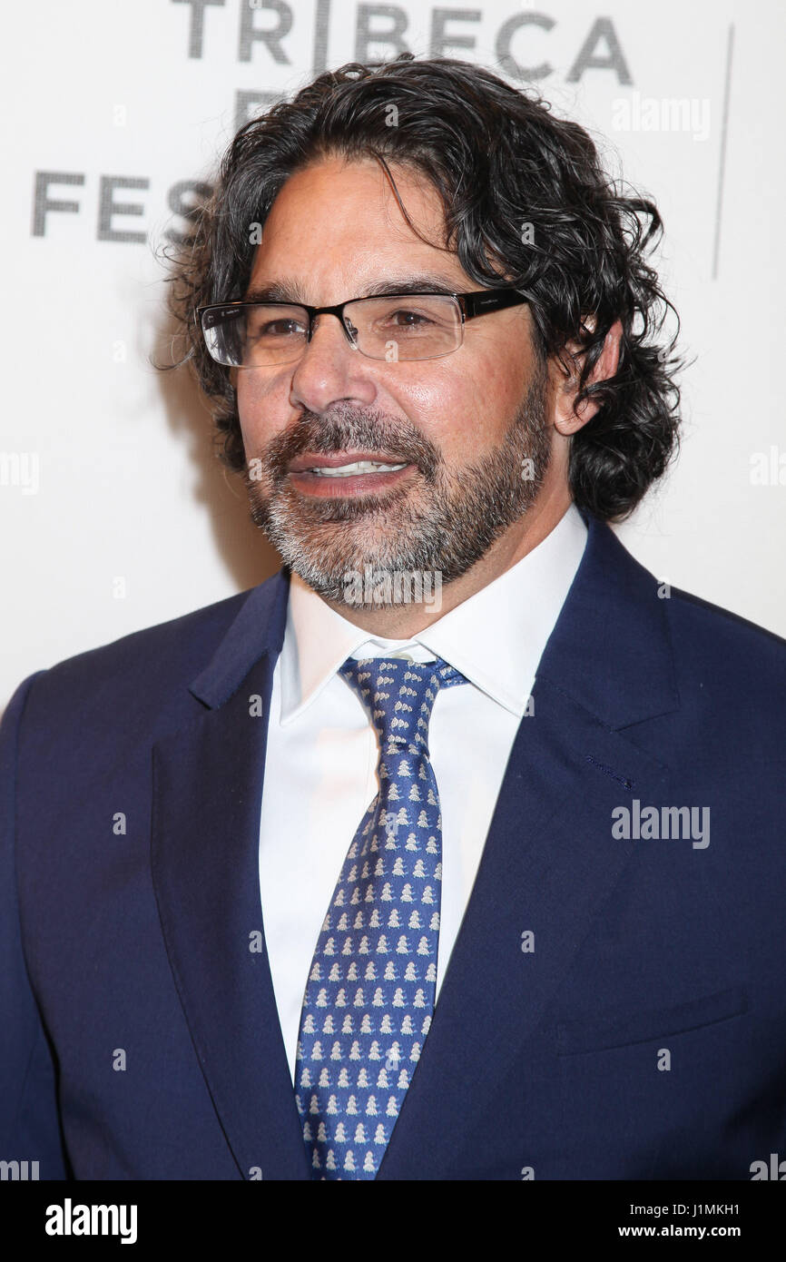 Producer Ken Biller attends National Geographic's 'Genius' Premiere during the 2017 Tribeca Film Festival at BMCC Tribeca PAC on Apri 20, 2017 Stock Photo