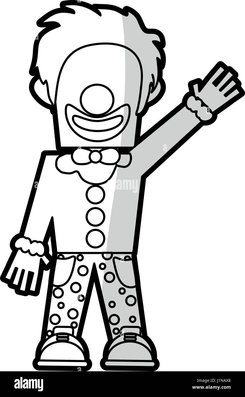 clown with no eyes cartoon icon image Stock Vector Image & Art Alamy