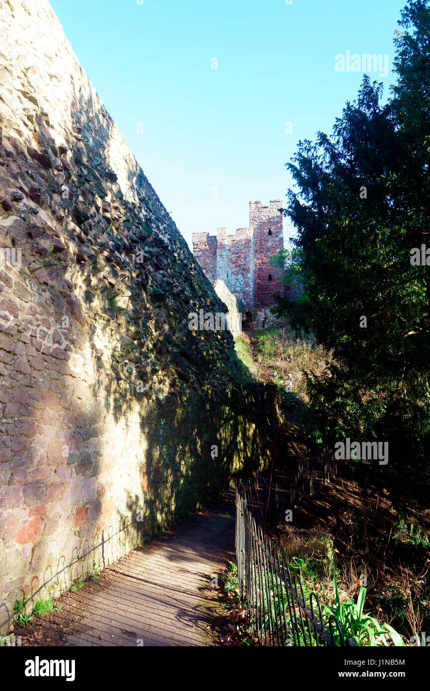 ROMAN WALLS EXETER Stock Photo Alamy