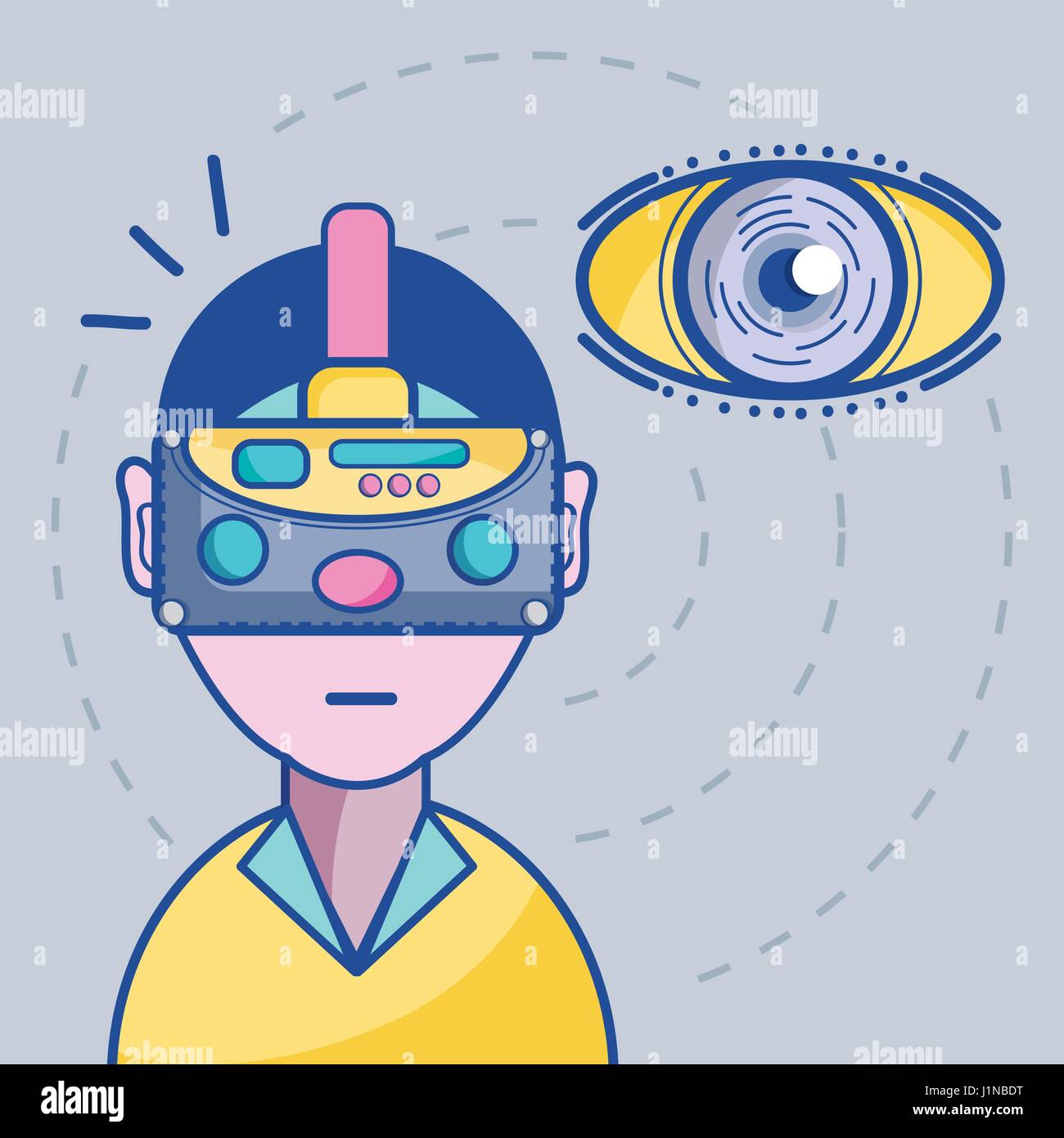 3d eyeglasses virtual experience game Stock Vector Image & Art Alamy