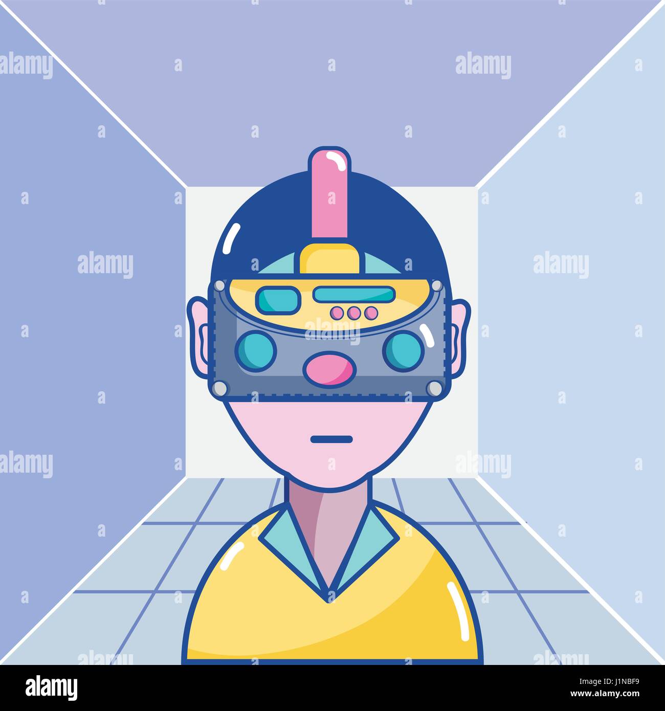 3d eyeglasses virtual experience game Stock Vector Image & Art Alamy