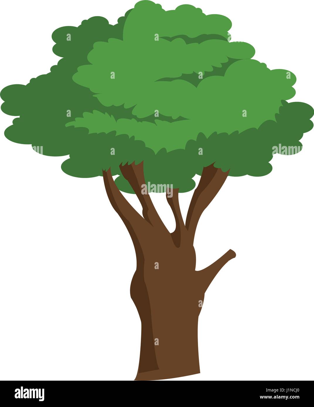 green tree icon Stock Vector Image & Art - Alamy