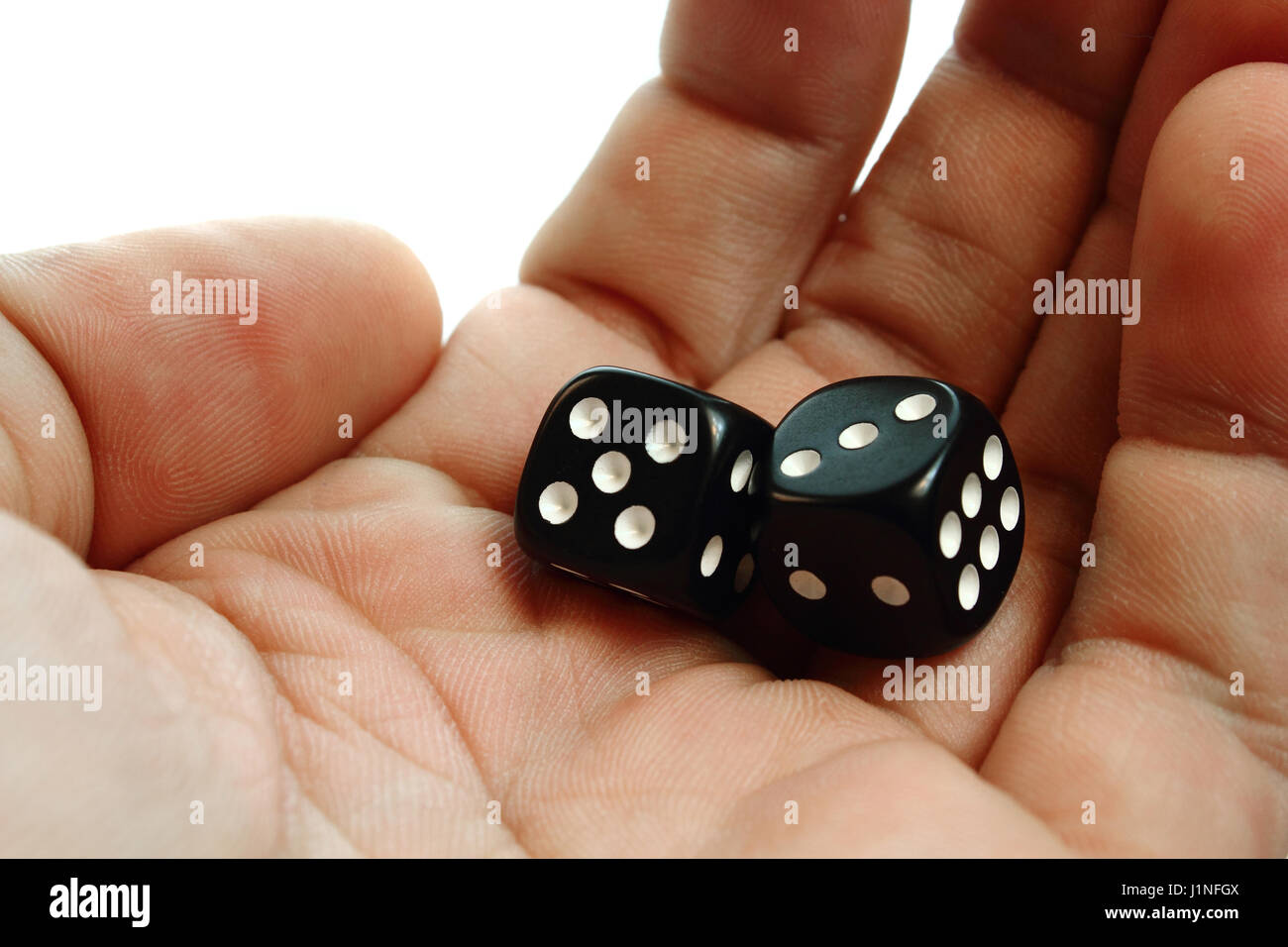 Two dices Stock Photo