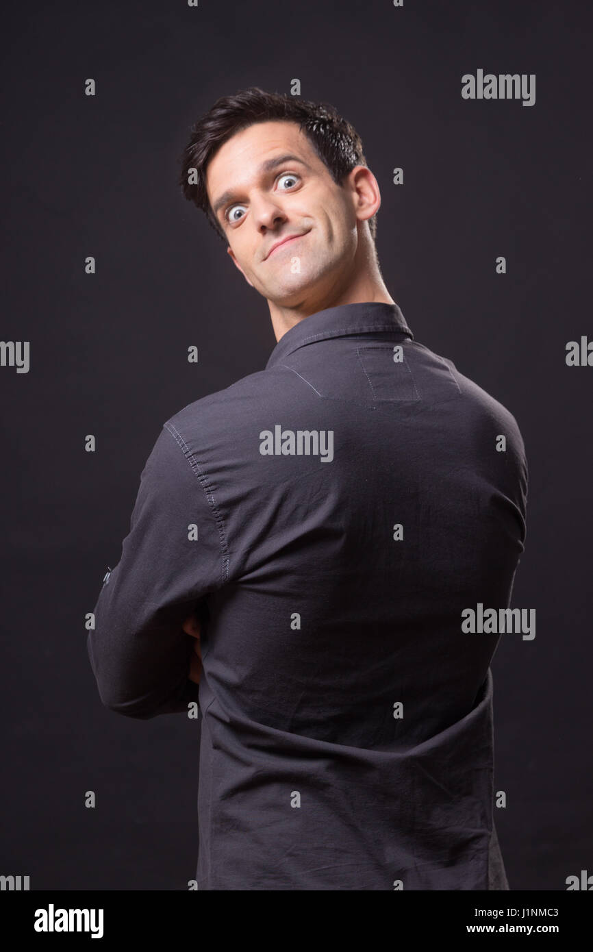 Face turned backwards hires stock photography and images Alamy