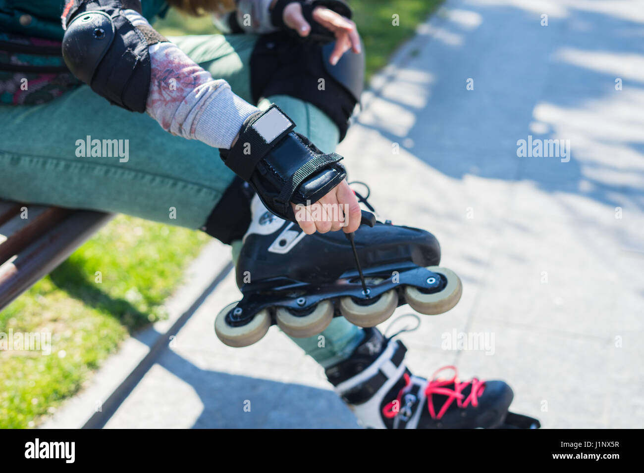 Roller freestyle hi-res stock photography and images - Alamy