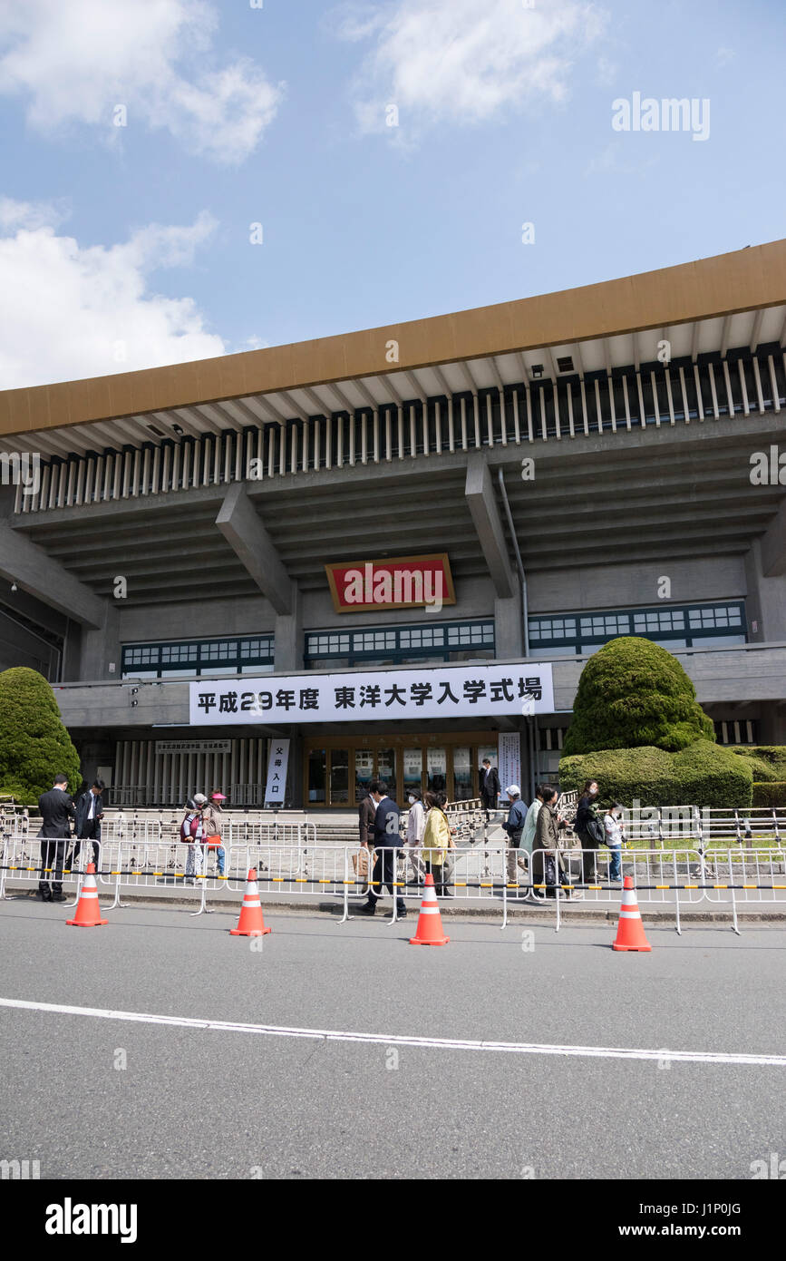 Tokyo, Japan - Nippon Budokan building - Arena for martial