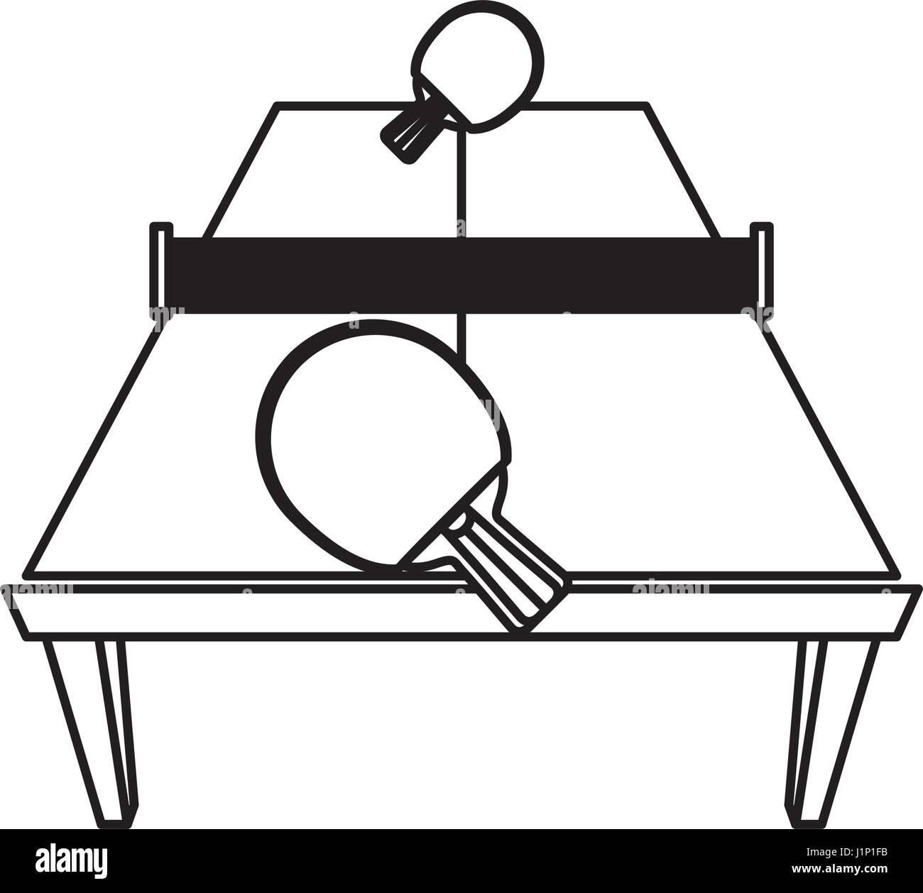 Ping pong table Stock Vector Image & Art Alamy