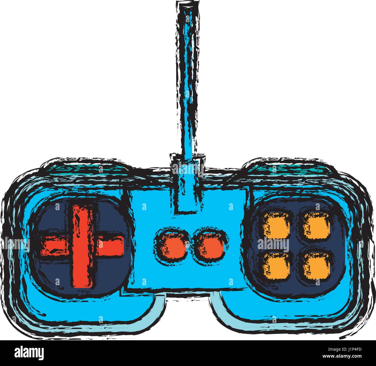 Console gamepad device Stock Vector Image & Art - Alamy