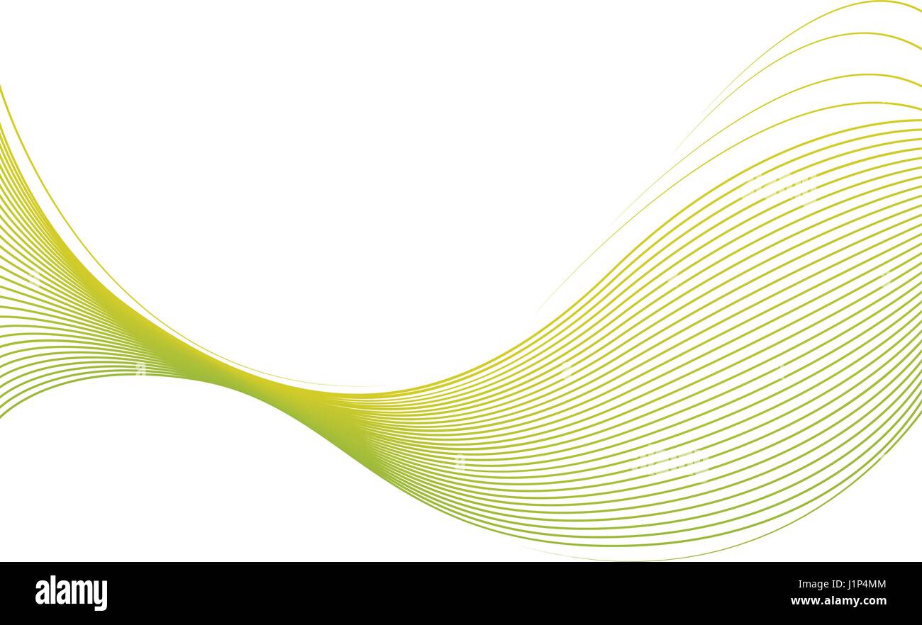 Green waves background Stock Vector Image & Art - Alamy