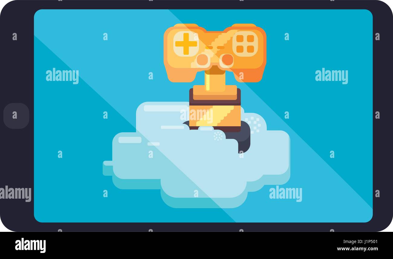 Console gamepad device Stock Vector Image & Art - Alamy