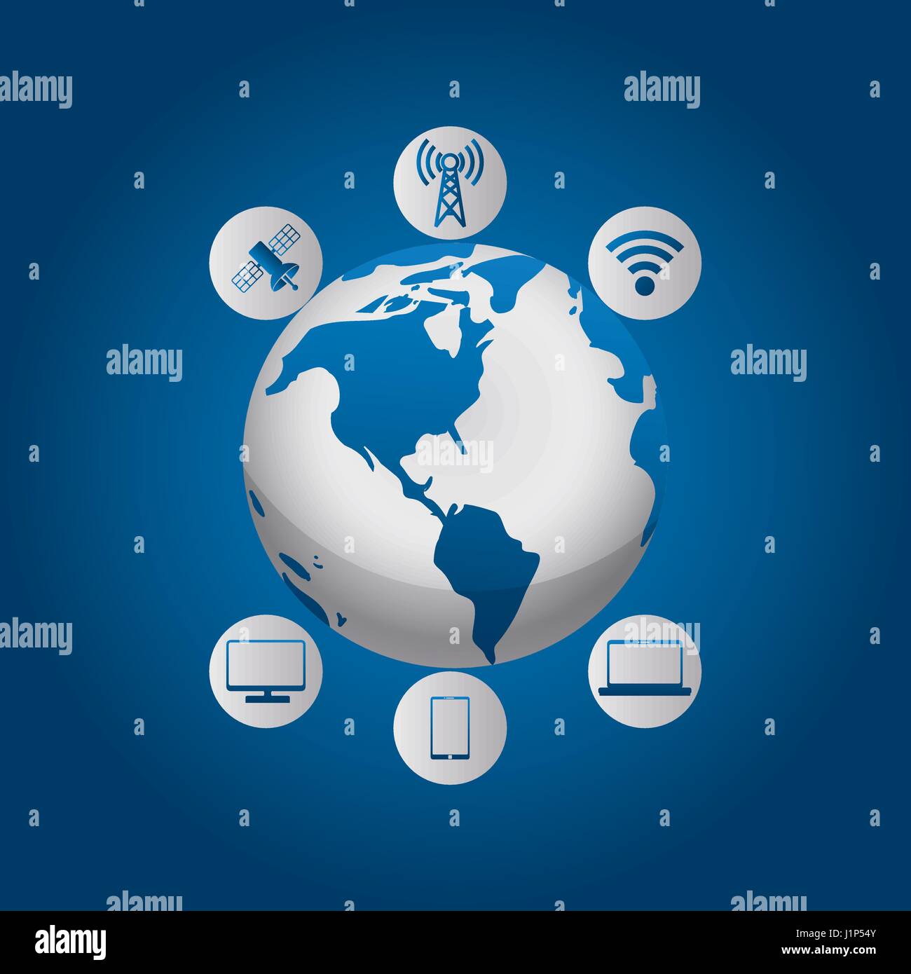 Digital communication technology Stock Vector Image & Art Alamy