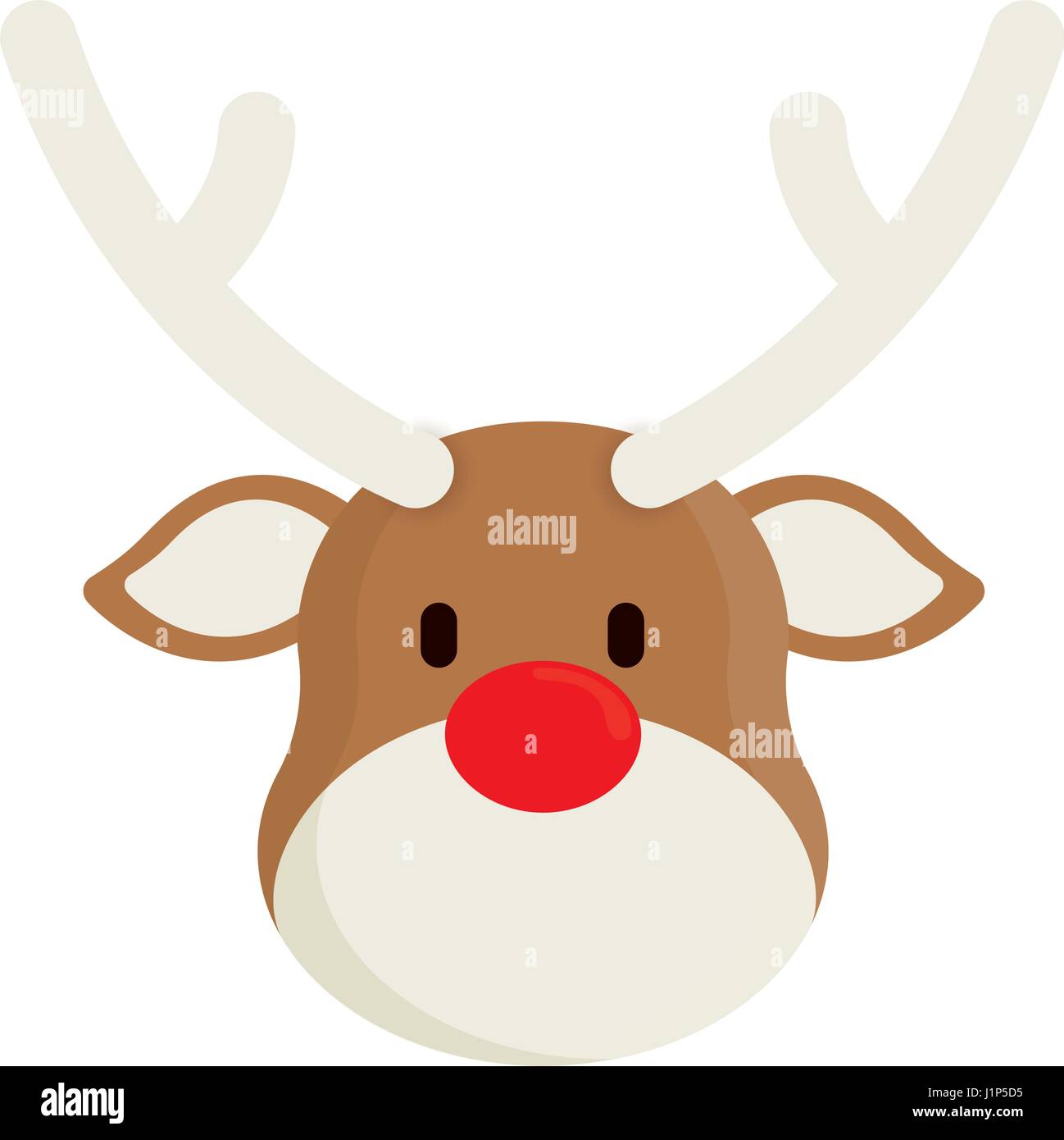 rudolph deer icon Stock Vector Image & Art - Alamy