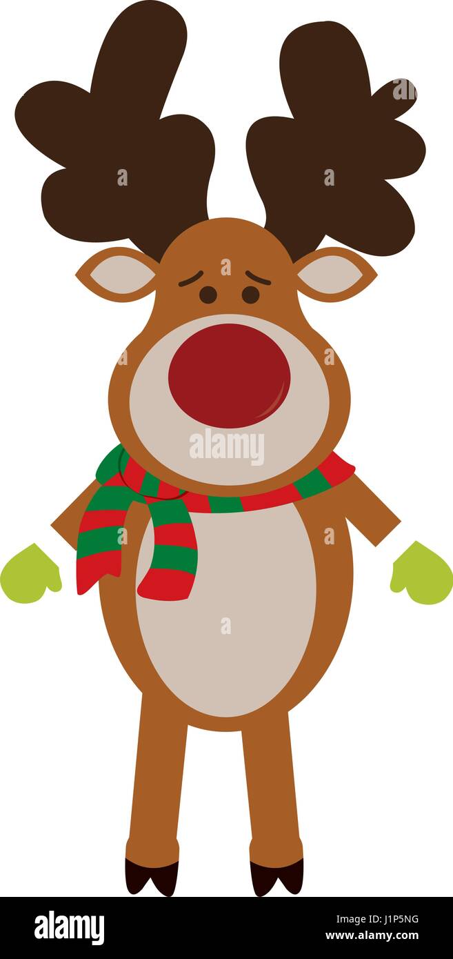 rudolph deer icon Stock Vector Image & Art - Alamy