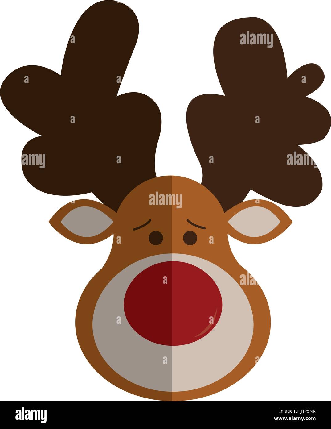 rudolph deer icon Stock Vector Image & Art - Alamy