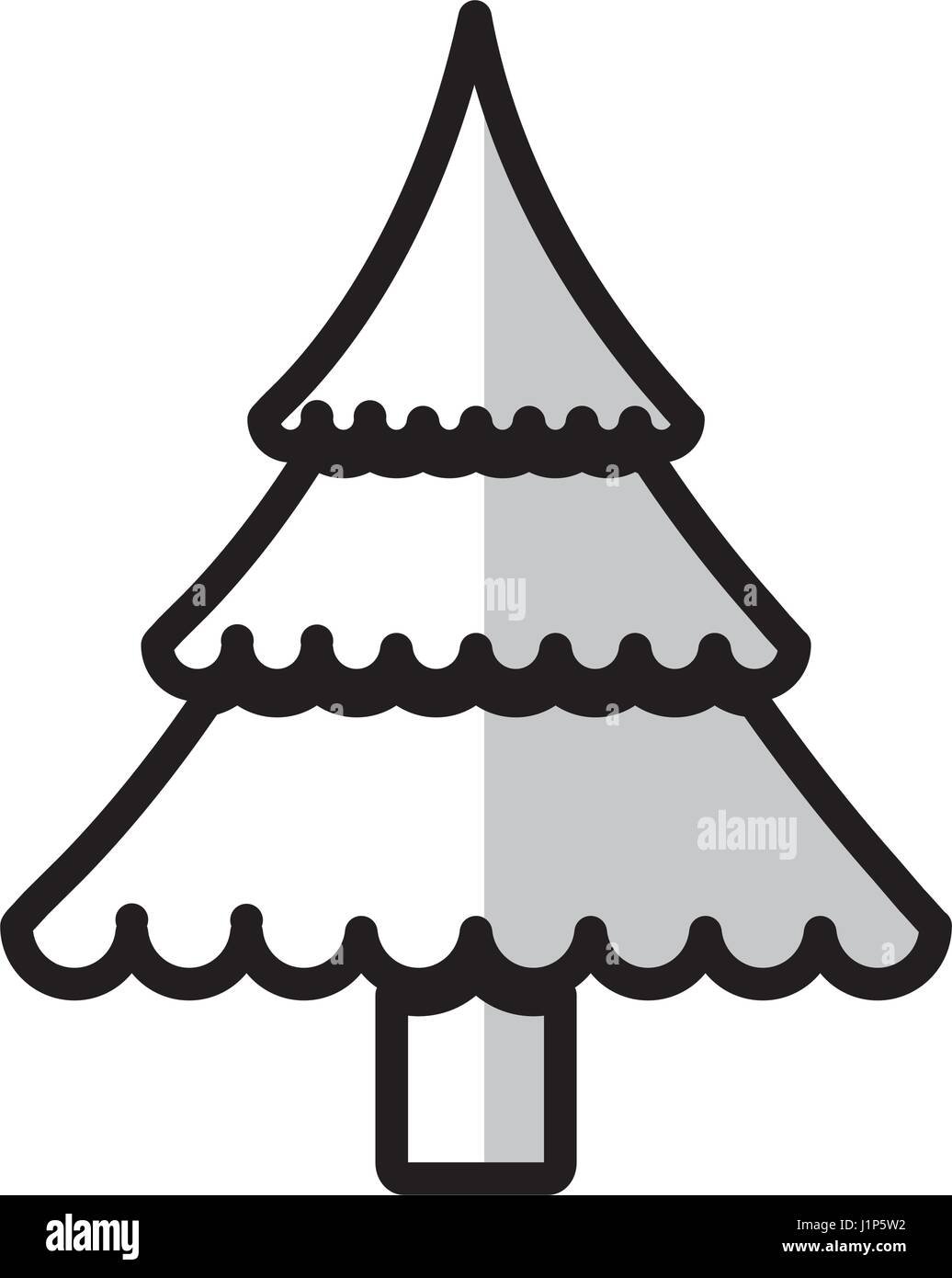 pine tree icon Stock Vector Image & Art - Alamy