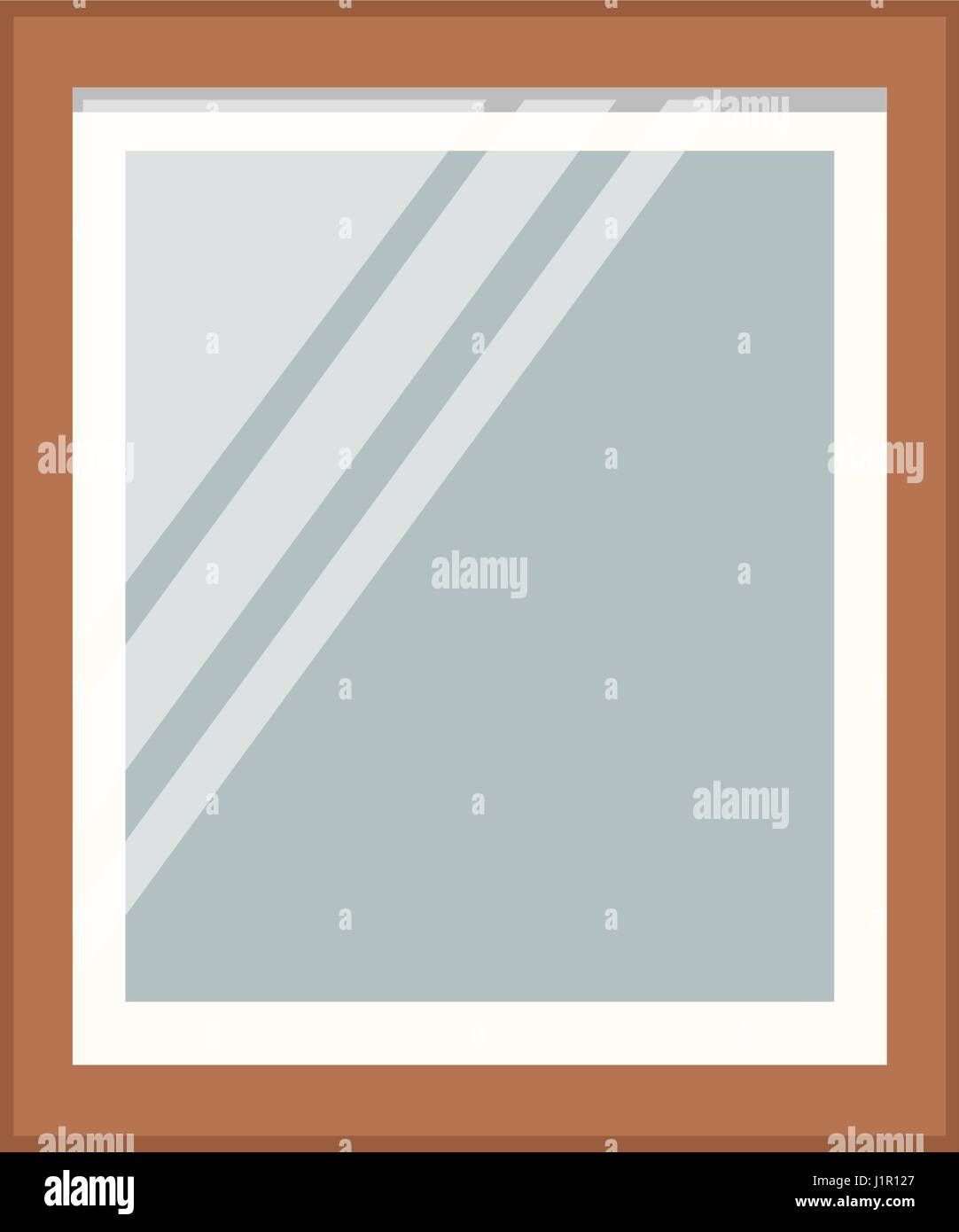 mirror frame interior icon Stock Vector Image & Art - Alamy