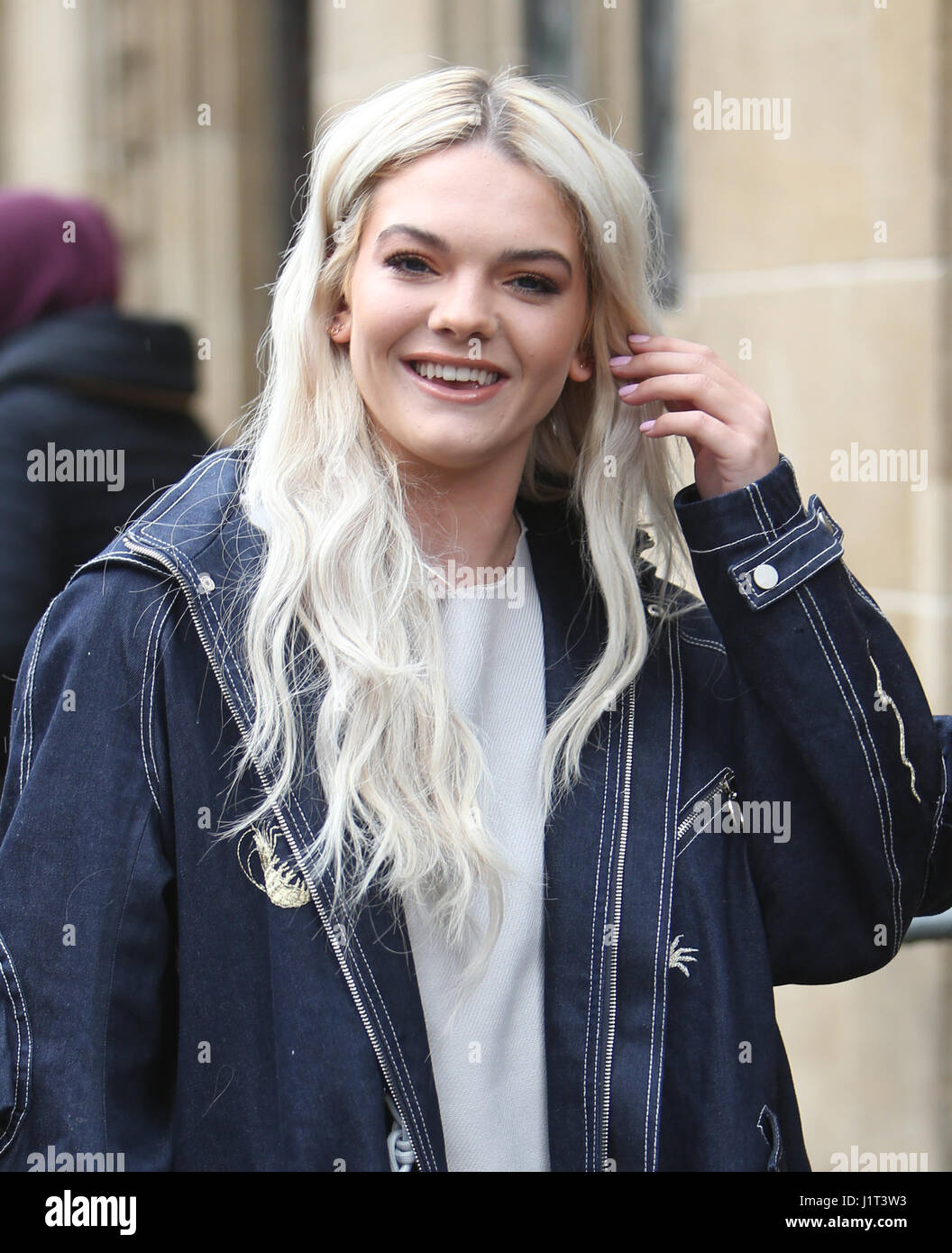 Louisa Johnson outside ITV Studios Featuring Louisa Johnson Where